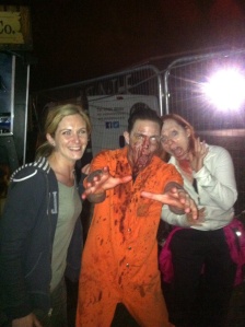 With the 2.8 Hours Later Zombieboss at the Zombie Disco